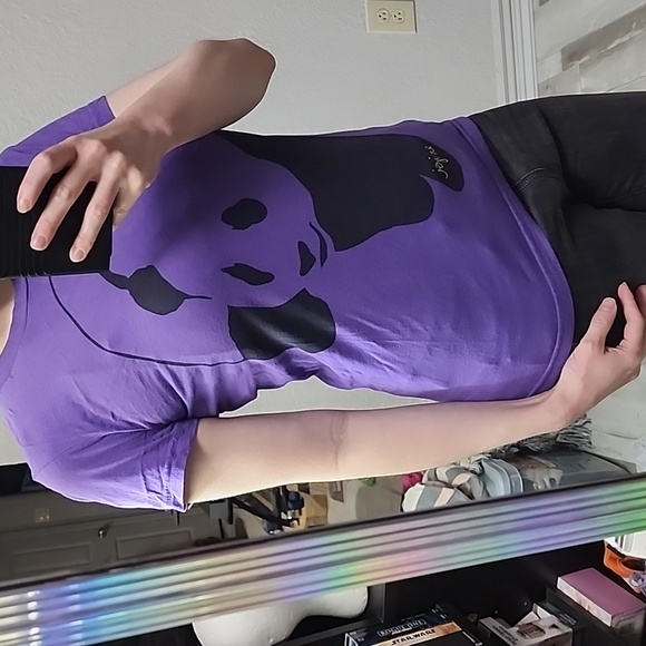 Enjoi Purple panda tee - Picture 2 of 8